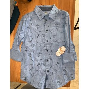 Boys Button up shirt. Adorable.